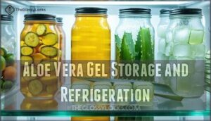 aloe vera gel storage and refrigeration