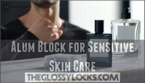 alum block for sensitive skin care