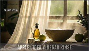 apple cider vinegar rinse