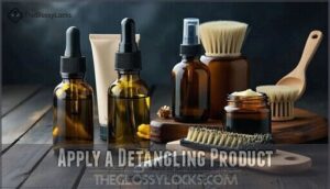 apply a detangling product