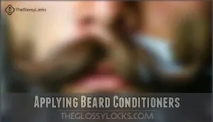 applying beard conditioners applying beard conditioners