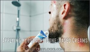 applying hydrocortisone-based creams applying hydrocortisone-based creams