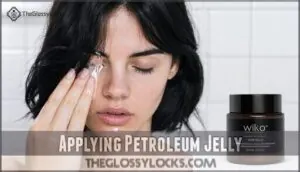 applying petroleum jelly applying petroleum jelly