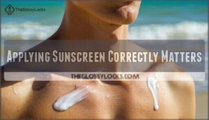 applying sunscreen correctly matters