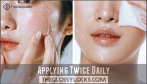 applying twice daily