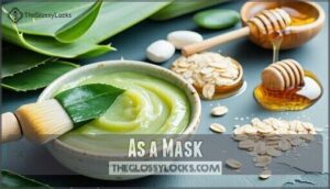 as a mask
