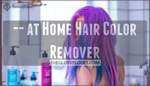 -- at home hair color remover