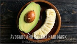 avocado and banana hair mask