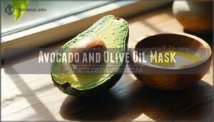 avocado and olive oil mask