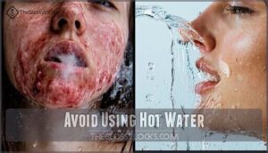 avoid using hot water