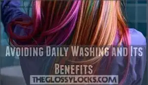 avoiding daily washing and its benefits