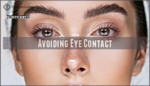 avoiding eye contact