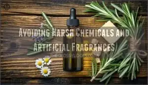 avoiding harsh chemicals and artificial fragrances