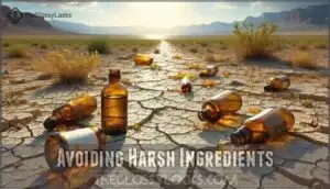 avoiding harsh ingredients