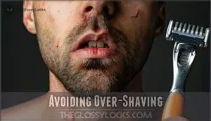 avoiding over-shaving