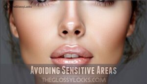 avoiding sensitive areas