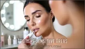 avoiding sensitive areas