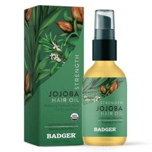 Badger Organic Jojoba Hair Oil B009OE520Q