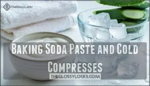 baking soda paste and cold compresses baking soda paste and cold compresses