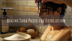 baking soda paste for exfoliation