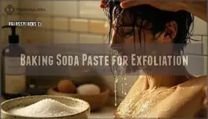 baking soda paste for exfoliation