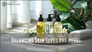 balancing skin types and needs