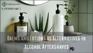 balms and lotions as alternatives to alcohol aftershaves balms and lotions as alternatives to alcohol aftershaves