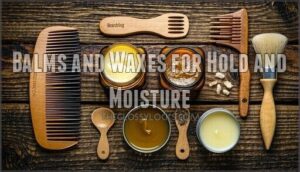 balms and waxes for hold and moisture