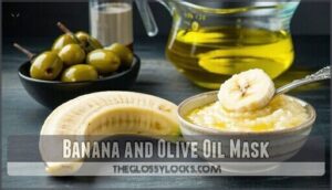 banana and olive oil mask