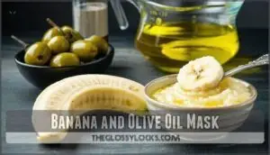 banana and olive oil mask