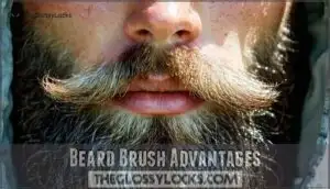 beard brush advantages
