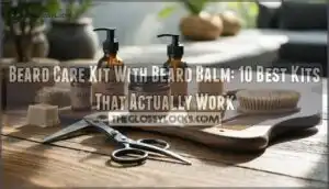 beard care kit with beard balm