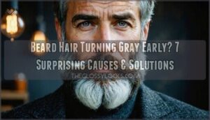 beard hair turning gray early