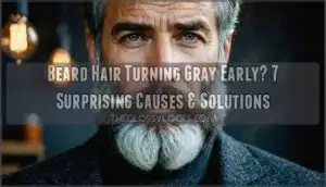 beard hair turning gray early