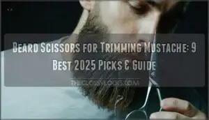 beard scissors for trimming mustache