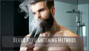 beard straightening methods