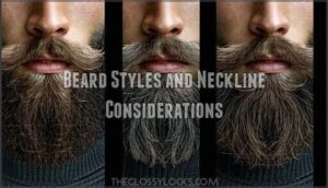 beard styles and neckline considerations