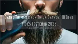 beard trimmer for thick beards