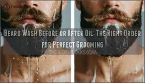 beard wash before or after oil