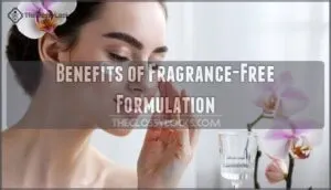 benefits of fragrance-free formulation