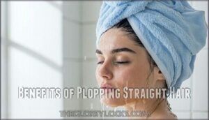 benefits of plopping straight hair