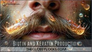 biotin and keratin production