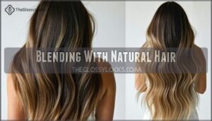 blending with natural hair