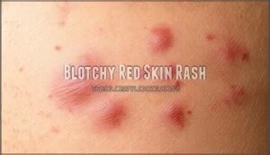 blotchy red skin rash
