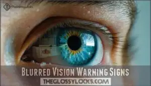 blurred vision warning signs