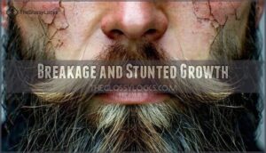 breakage and stunted growth