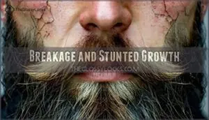 breakage and stunted growth breakage and stunted growth