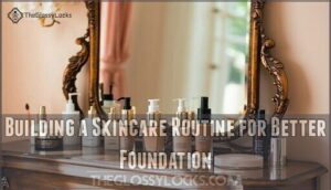 building a skincare routine for better foundation