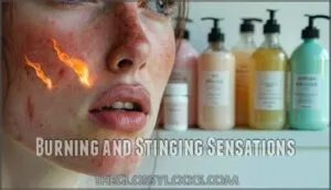 burning and stinging sensations