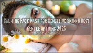 calming face mask for sensitive skin